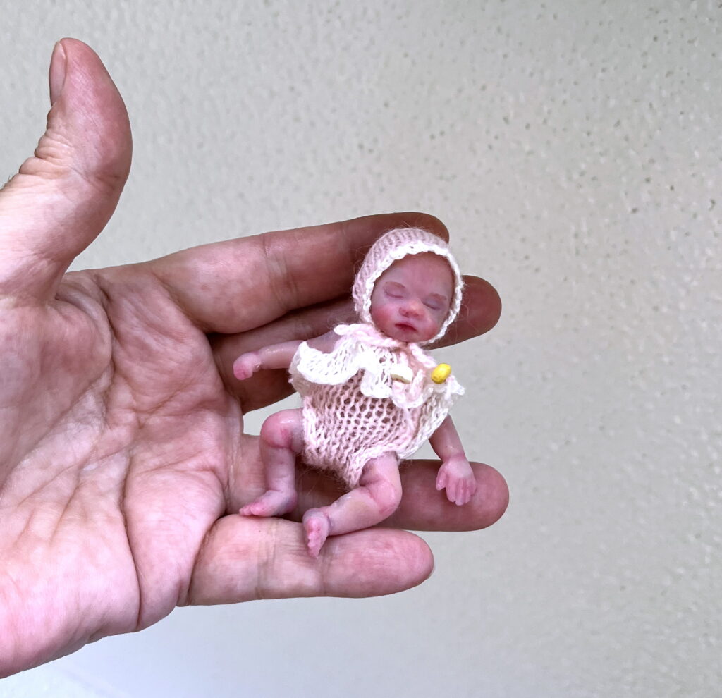 mini silicone baby doll as real baby